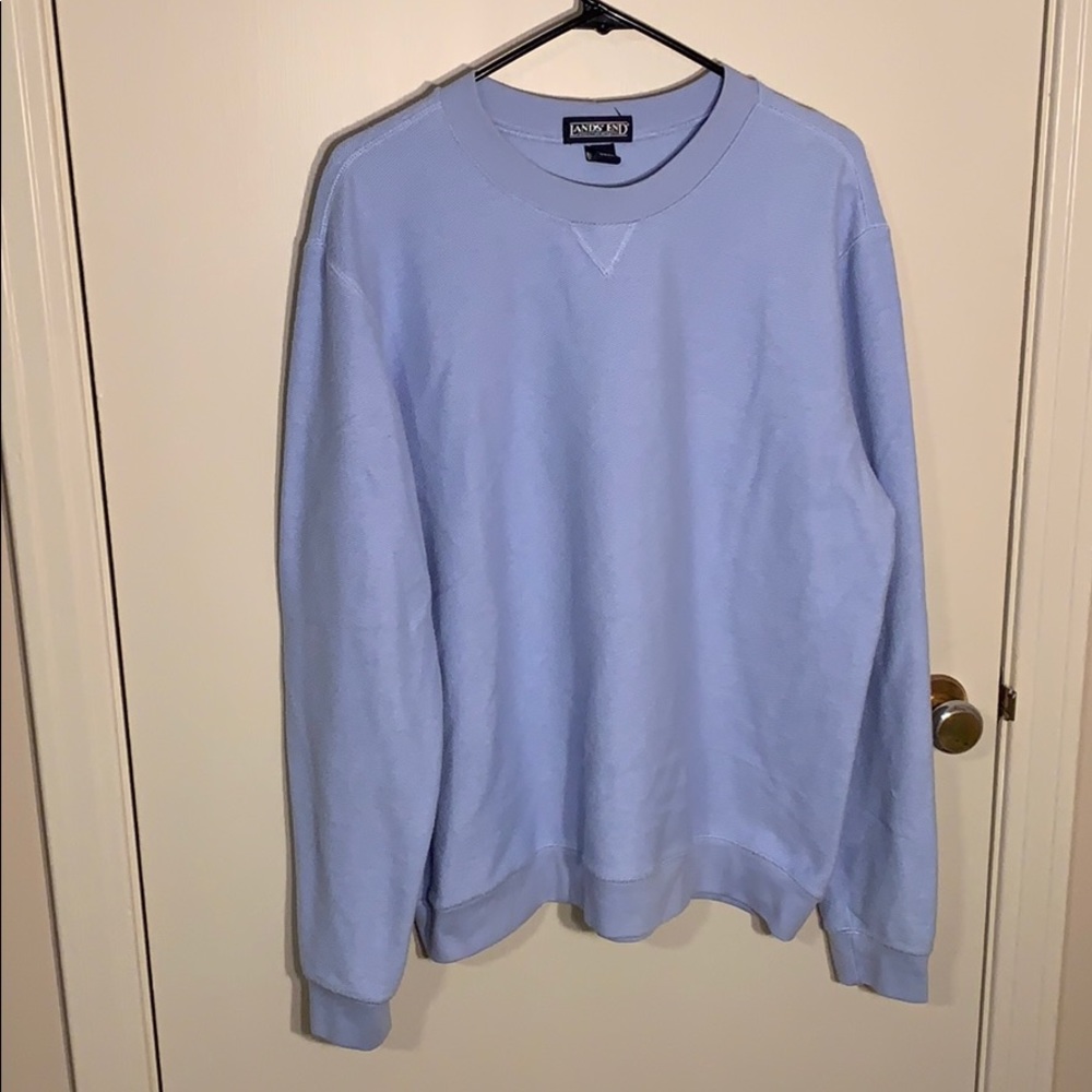 Blue Lands End Sweater